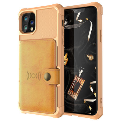 Bao da điện thoại OEM Bao da đựng thẻ Magsafing chống sốc cho Iphone 14