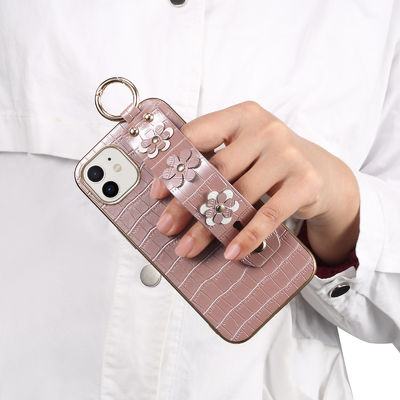 Vỏ điện thoại LG tùy chỉnh Dây đeo bằng da Pu chống sốc