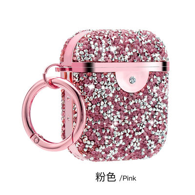 Hộp đựng tai nghe / tai nghe chống va đập Rhinestone Bling Diamond